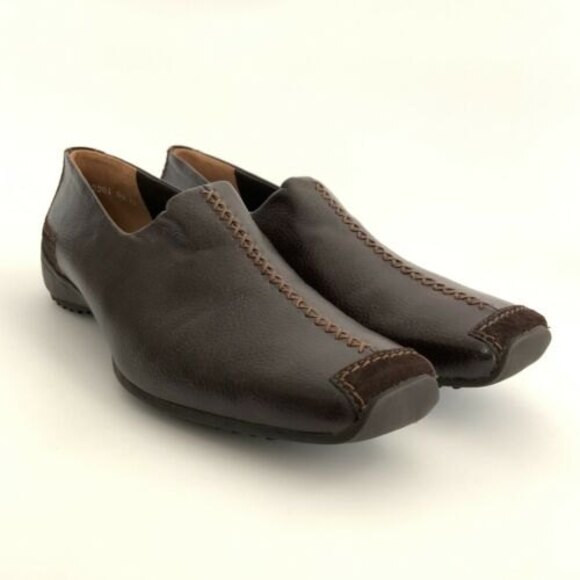 Paul Green Loafers 8 Munchen Driving Moc Leather Square Toe - Picture 11 of 11